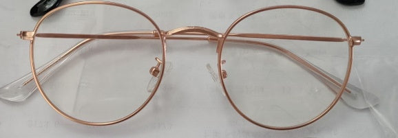 Metal Blue Light Filter Glasses – Round Style for Small Faces