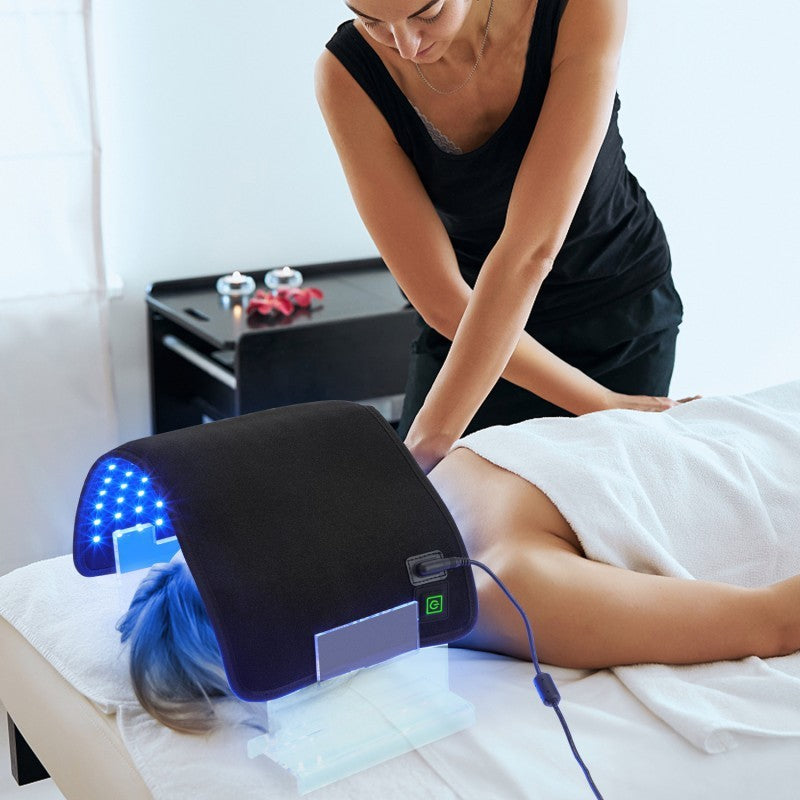 LED Beauty Device: Photon Therapy with Blue, Red and Infrared Light