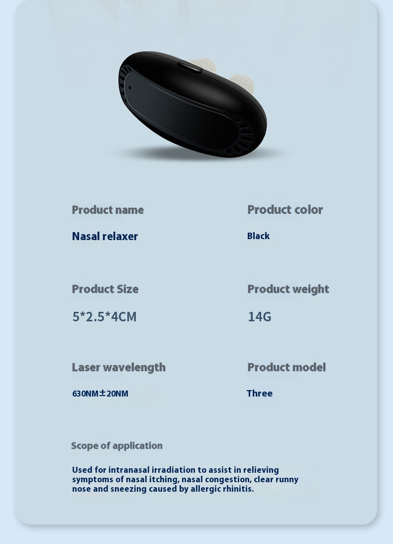 Smart Nasal Relief Device with Infrared Therapy for Chronic Allergies