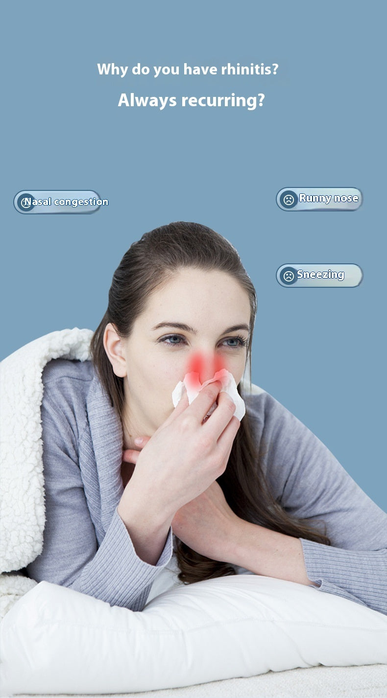 Smart Nasal Relief Device with Infrared Therapy for Chronic Allergies